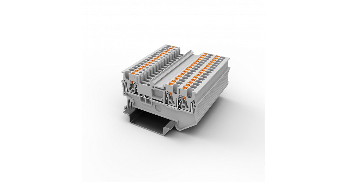 Купить Проходная клемма UPT-1.5/1-2-GY UTL оптом в Москве