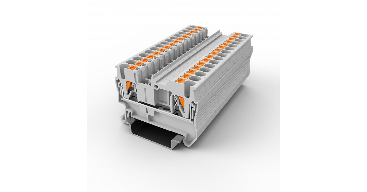 Купить Проходная клемма UPT-2.5-GY UTL оптом в Москве