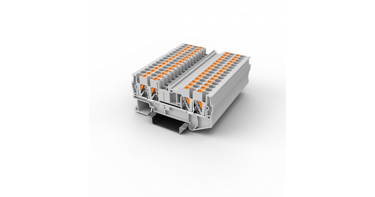 Купить Проходная клемма UPT-2.5/2-2-GY UTL оптом в Москве