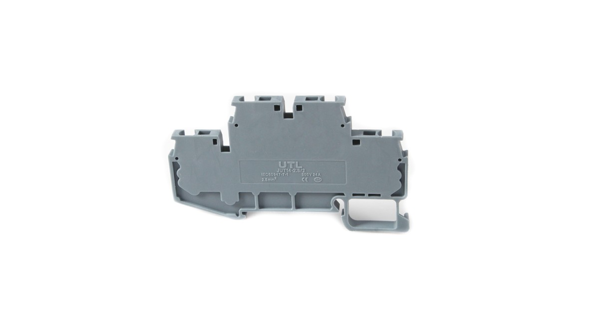 Купить Этажная клемма JUT14-2.5/2-DK/GY UTL оптом в Москве