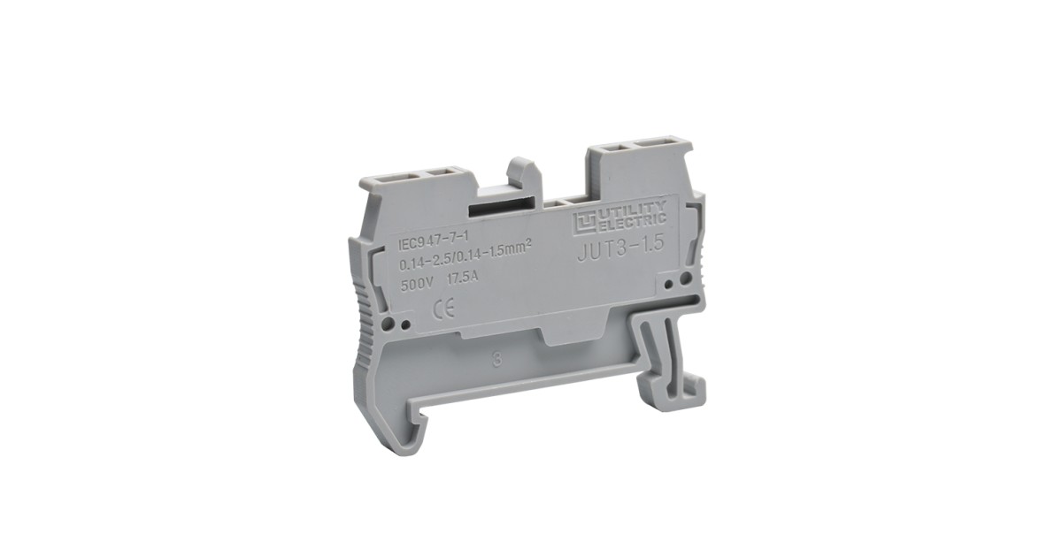Купить Проходная клемма JUT3-1.5-GY UTL оптом в Москве