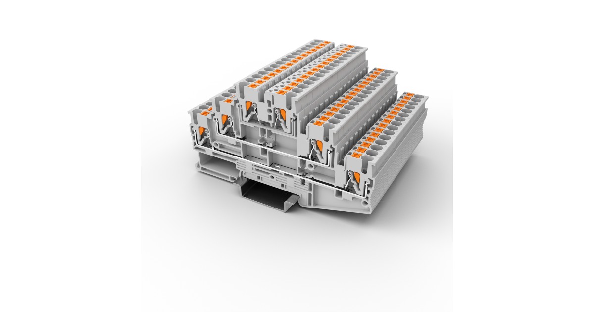 Купить Этажная клемма UPT-2.5/3-GY UTL оптом в Москве