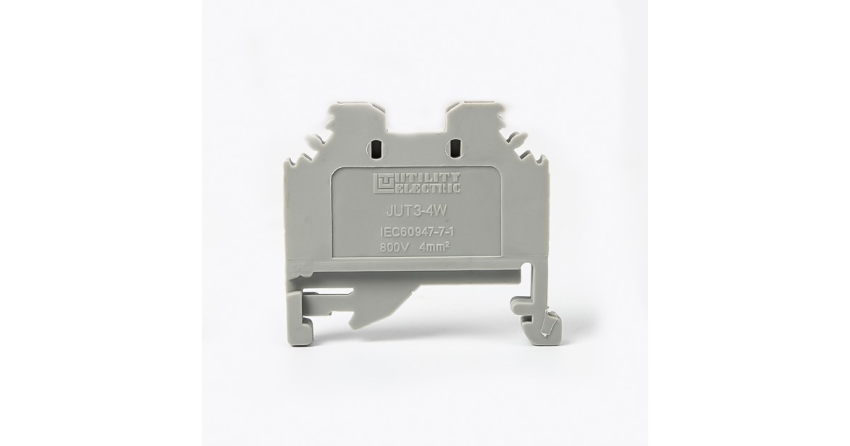 Купить Проходная клемма JUT3-4W-GY UTL оптом в Москве