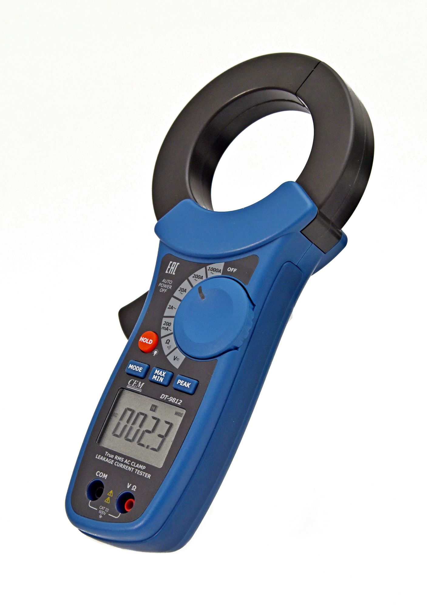 DT-9812  Токовые клещи утечки тока АС 1000A - CEM
