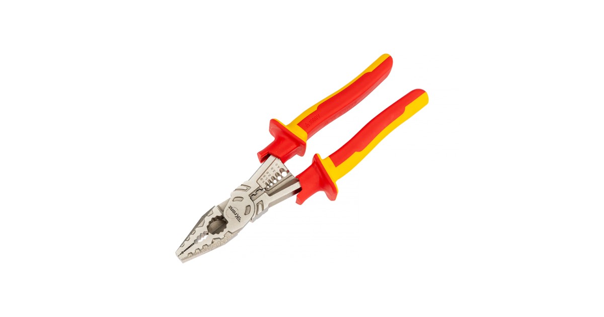 Купить Плоскогубцы многофункциональные диэлектрические 230мм, KR-12-4651-3 Kranz оптом в Москве