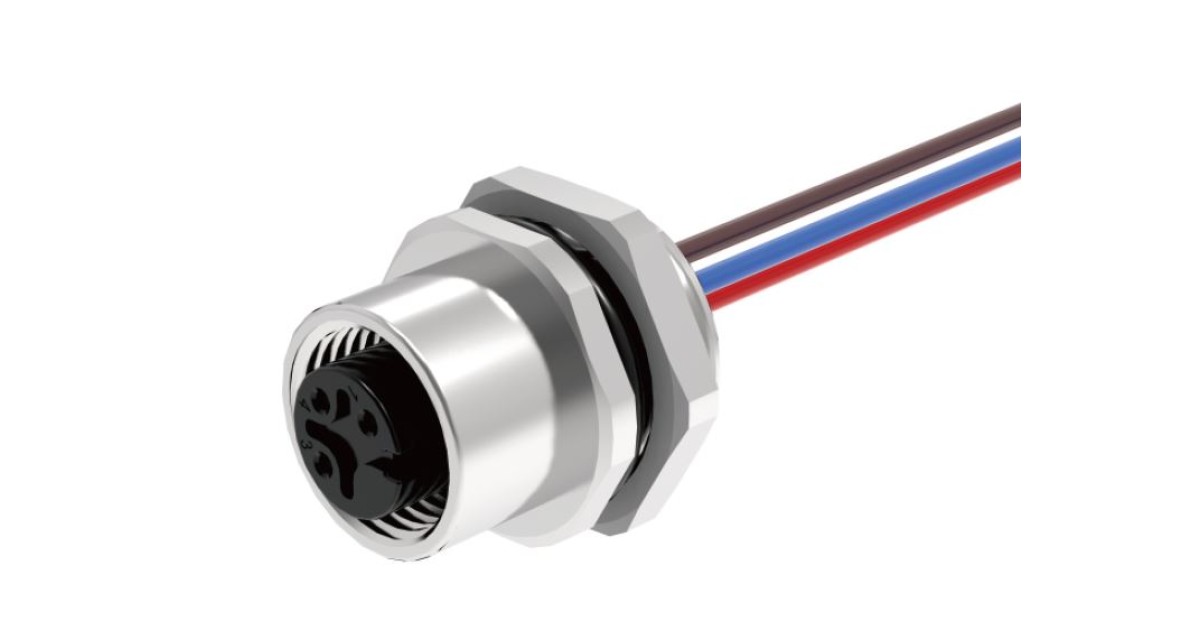 Купить Розеточный разъем в панель M12D04C-FFHS-UC0.5 SUPU оптом в Москве