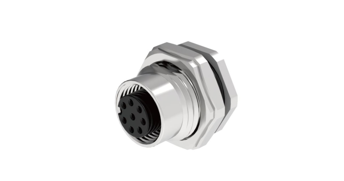 Купить Розеточный разъем в панель M12D04C-FPSRHUR SUPU оптом в Москве