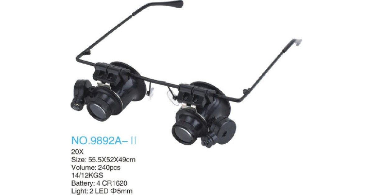 Купить Линза-очки х20 MG9892A-II бинокулярная S-Line оптом в Москве