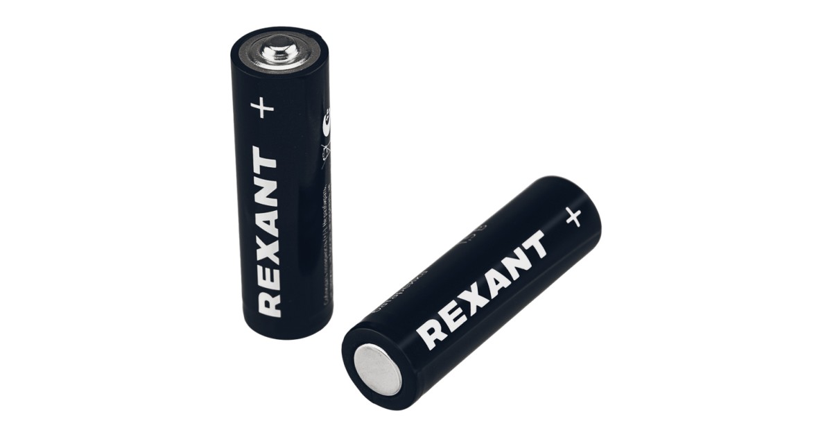 Купить Батарейка алкалиновая AA/LR6 пальчиковая 1,5В блистер 2 шт. 39-1050 Rexant оптом в Москве