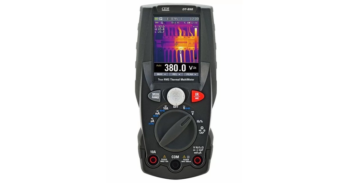 Купить DT-898 Мультиметр TRMS с встроенным тепловизором CEM оптом в Москве