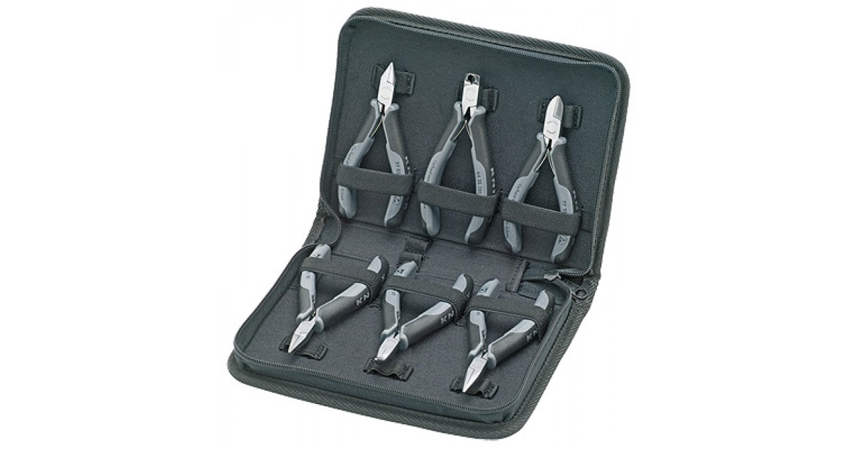 Купить Набор ESD инструмента для электроники, в футляре, 6 предметов, KN-002017 Knipex оптом в Москве