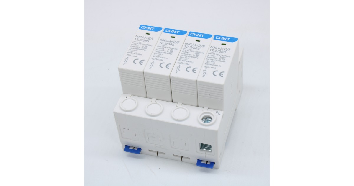 Купить Ограничитель имп. перенапр. NXU-?+?/F 4P In=25kA Uc=385В Im=50kA (R) 308614 CHINT оптом в Москве