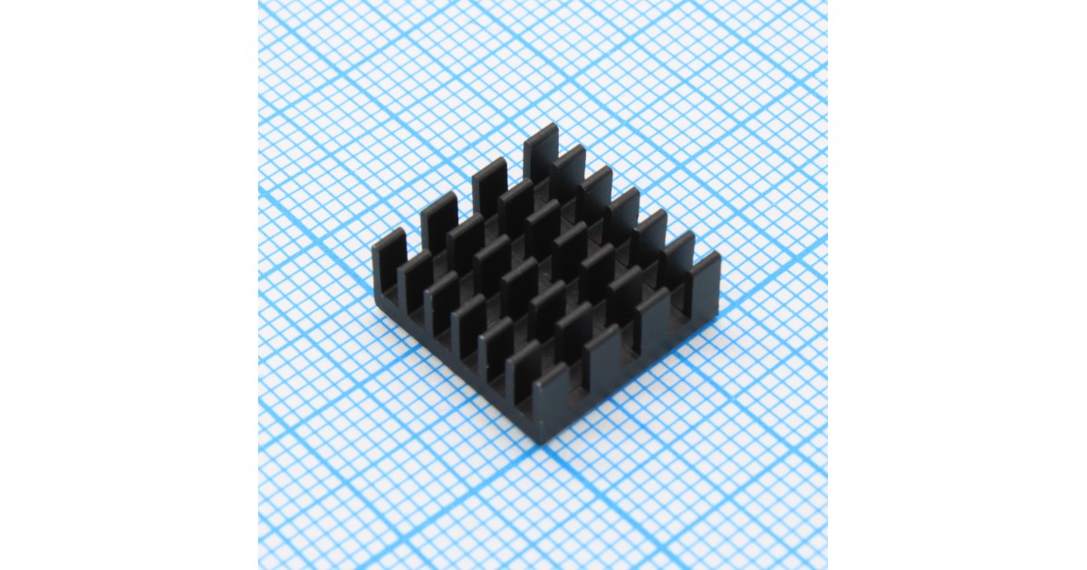 Купить Алюминиевый радиатор 14*14*6, с термоскотчем Servarious оптом в Москве