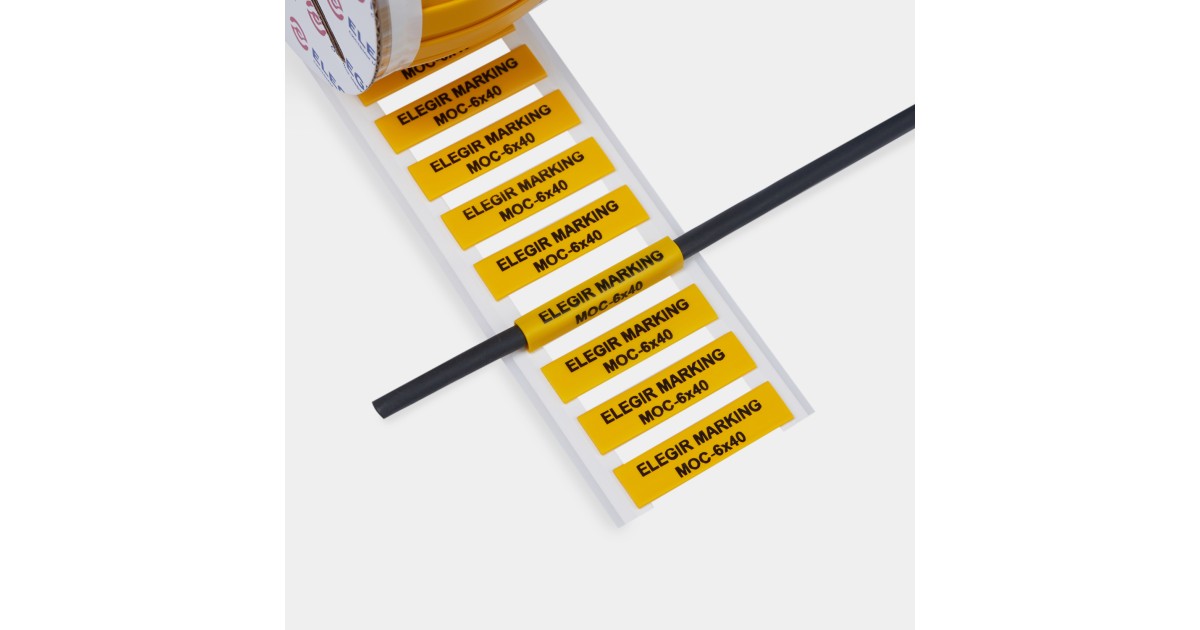 Купить Маркер овальный MOC-6-40-Y Элегир Маркинг оптом в Москве
