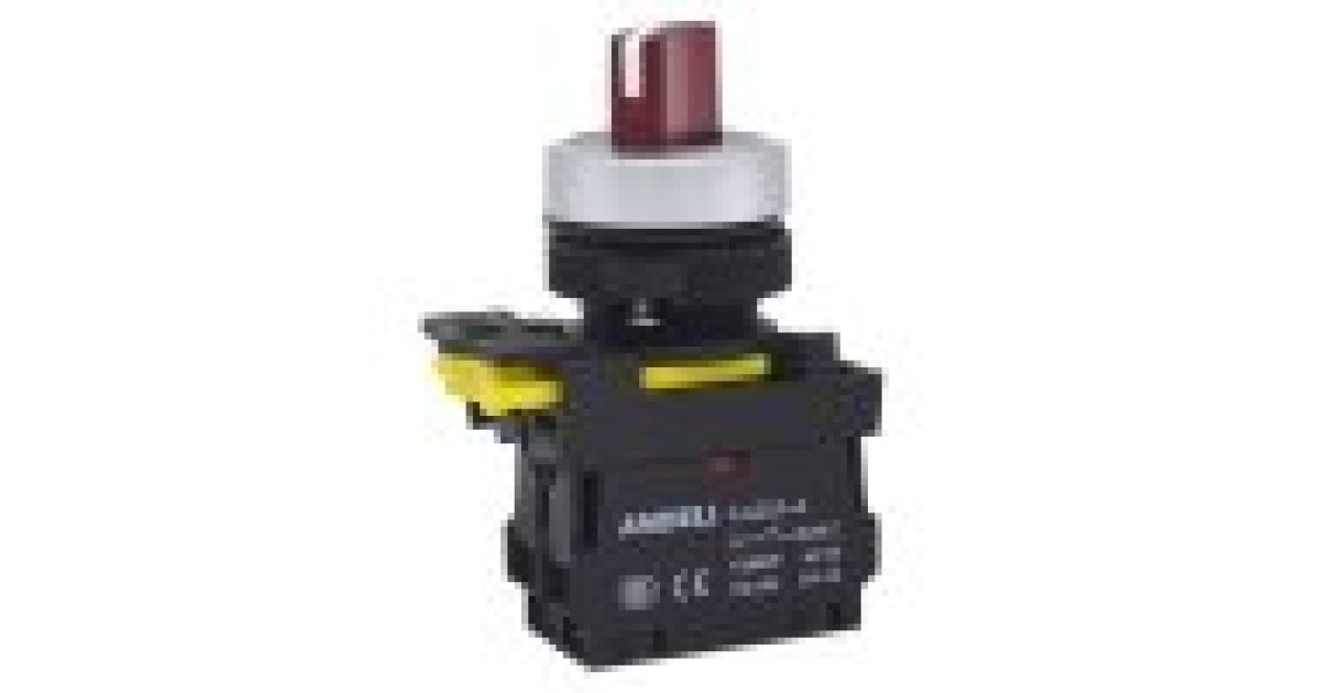 Купить ПЛОСКАЯ КНОПКА LA115-A5-10D/R (LED) КРАС Andeli оптом в Москве