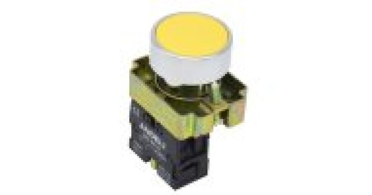 Купить КНОПКА XB2-BL51 БЕЗ ПОДСВЕТКИ ЖЕЛТЫЙ 1НО Andeli оптом в Москве