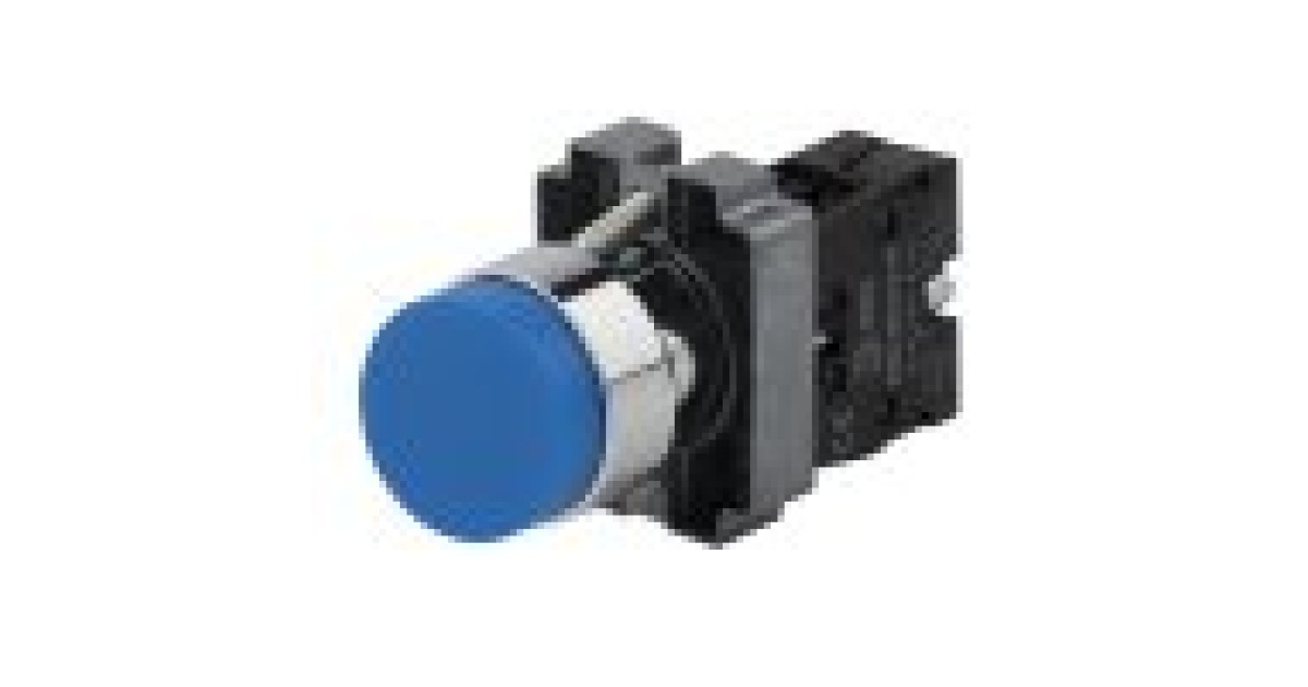 Купить КНОПКА XB2-BL61 БЕЗ ПОДСВЕТКИ СИНИЙ 1НО Andeli оптом в Москве