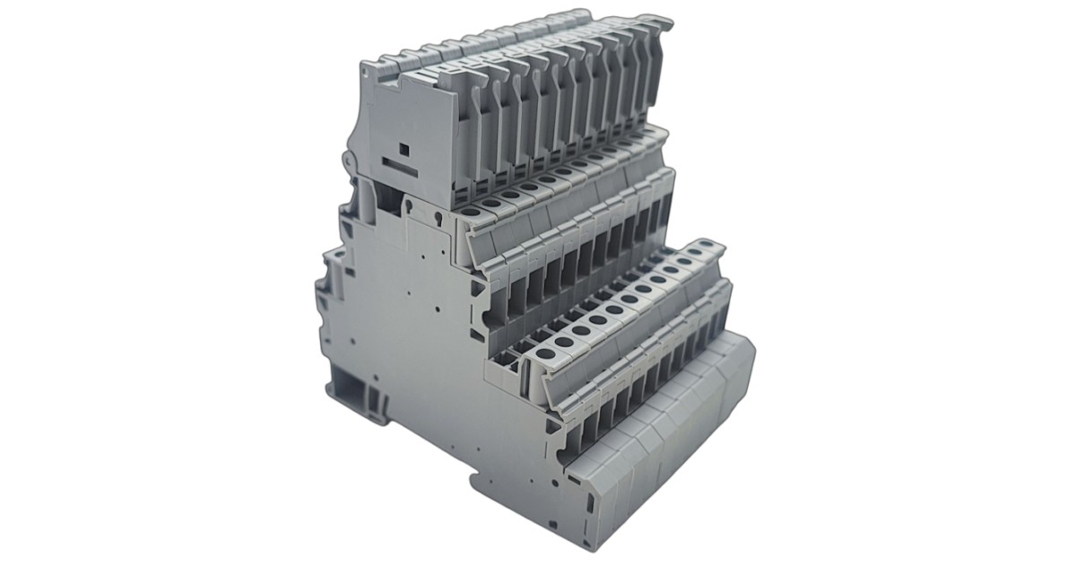 Купить Этажная клемма TUD4-FUSELED220-GY SUPU оптом в Москве