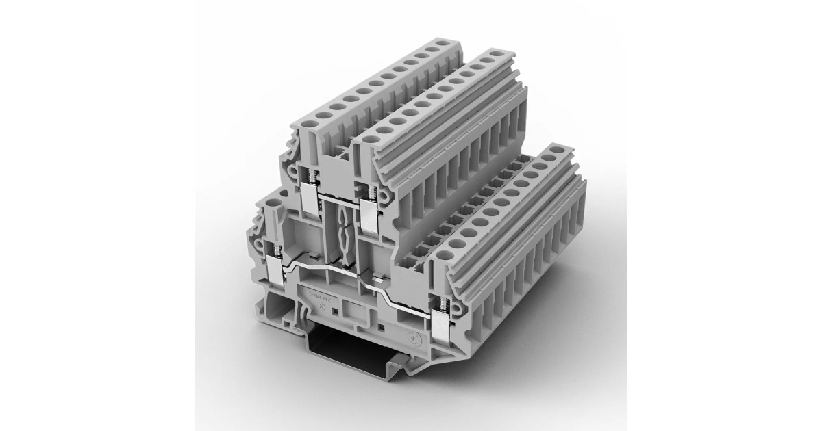 Купить Этажная клемма UUT-2.5/2-GY UTL оптом в Москве