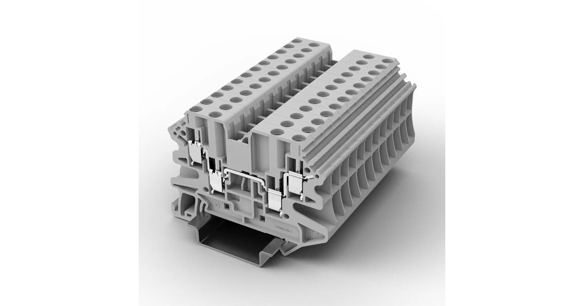 Купить Проходная клемма UUK-2.5/2-2-GY UTL оптом в Москве