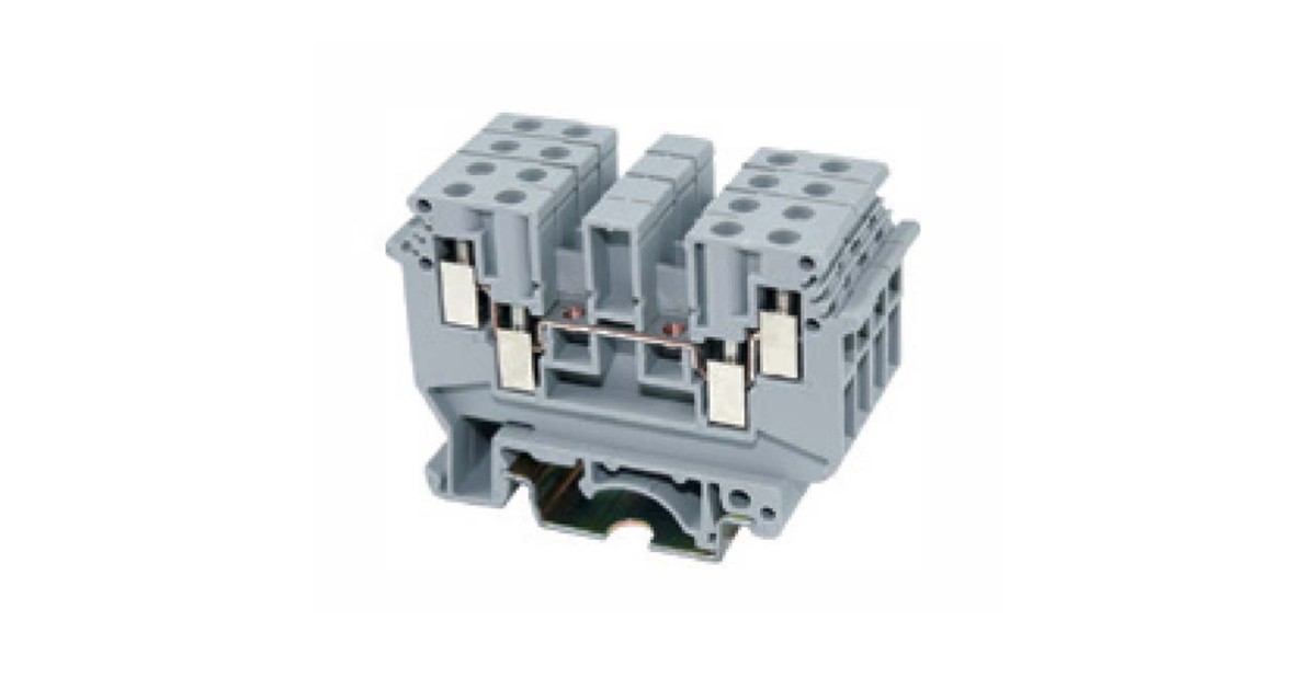 Купить Проходная клемма JUT1-2.5/2-2-GY UTL оптом в Москве