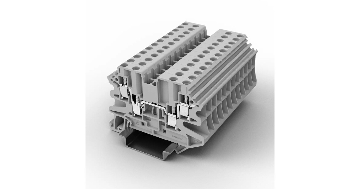 Купить Проходная клемма UUK-4/2-2-GY UTL оптом в Москве