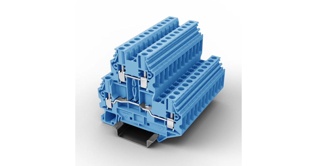 Купить Этажная клемма UUK-4/2-BE UTL оптом в Москве