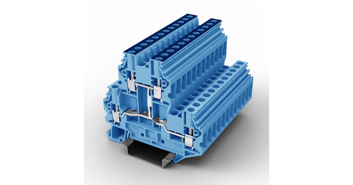 Купить Этажная клемма UUK-4/2L-BE UTL оптом в Москве