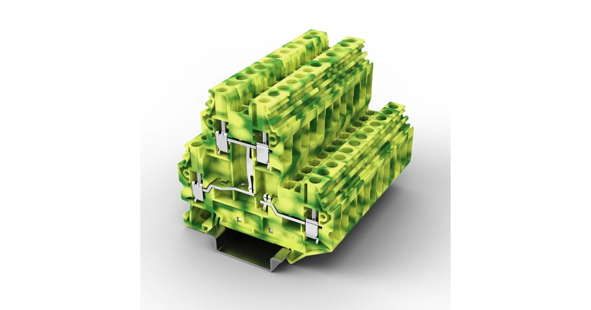 Купить Заземляющая клемма UUK-4/2PE UTL оптом в Москве