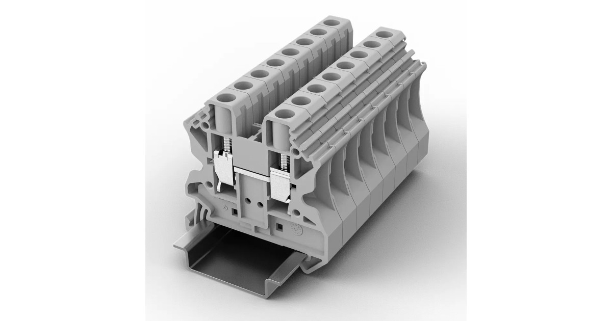 Купить Проходная клемма UUK-10-GY UTL оптом в Москве