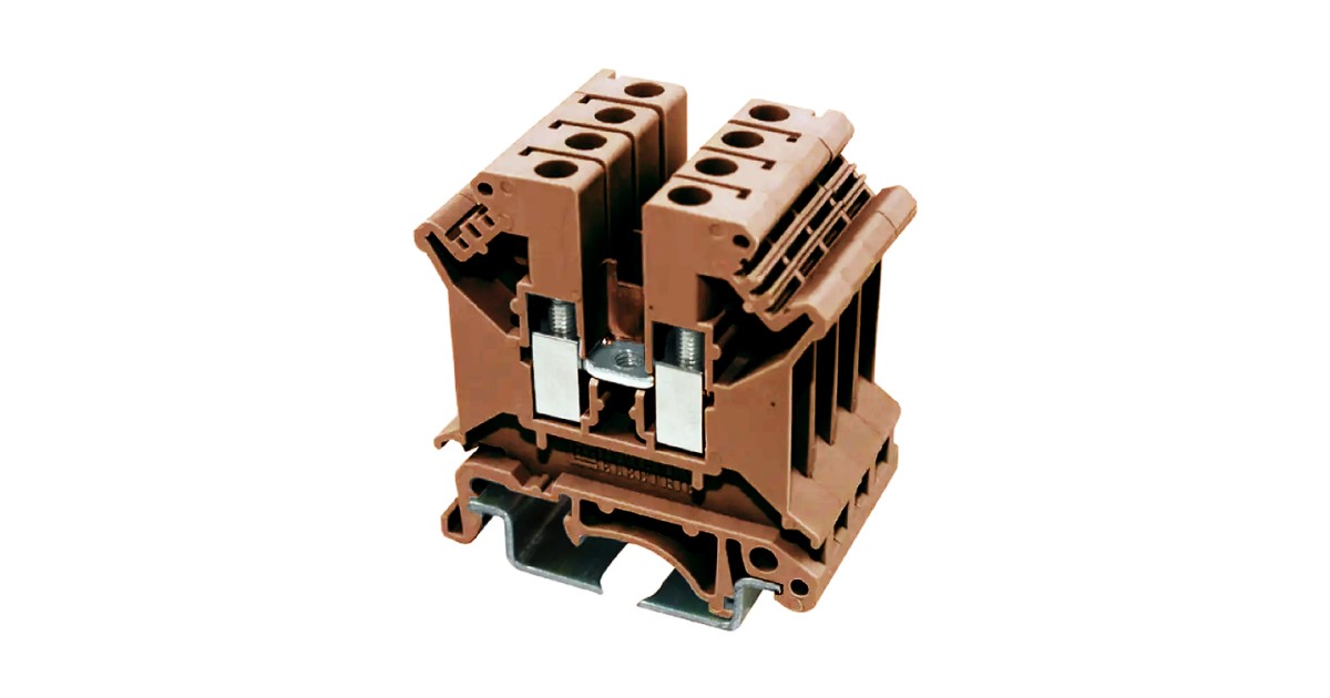 Купить Проходная клемма JUT1-4-BR UTL оптом в Москве