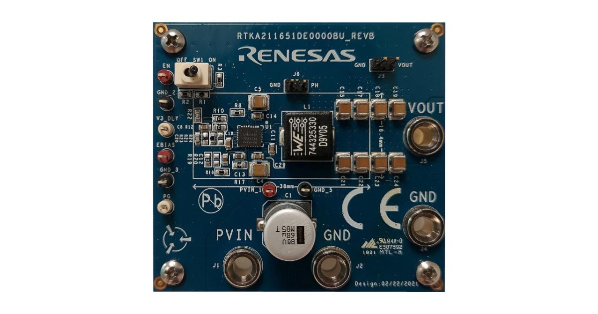 Купить RTKA211651DE0000BU Renesas оптом в Москве