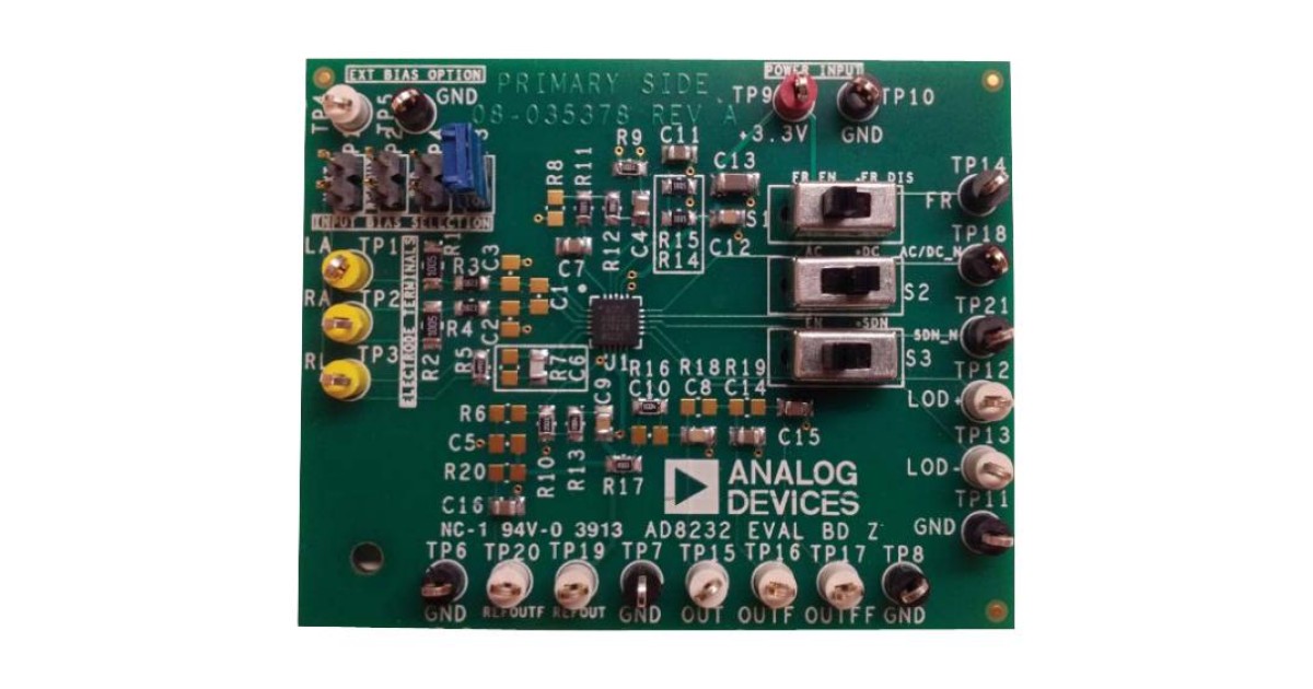Купить AD8232-EVALZ ADI оптом в Москве