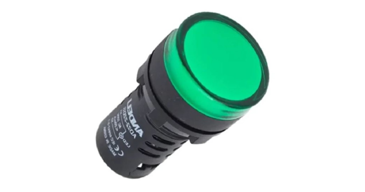 Купить ЛАМПА AD16-22DS(LED)МАТРИЦА D22ММ ЗЕЛЕНЫ Andeli оптом в Москве